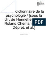 Le Grand Dictionnaire de La Psychanalyse