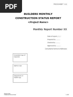 PSG Ex - 8.2PSG Ex - 8.2 - Monthly Report Template - Monthly Report Template