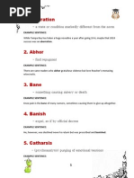 50 Sample Vocabularies