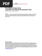 Roundabout Design Using Autocad® Civil 3D® 2010 Intersection Tools