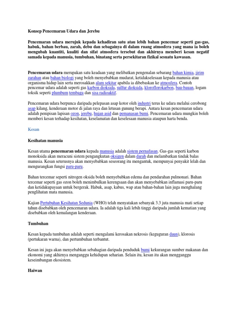 Konsep Pencemaran Udara Pdf