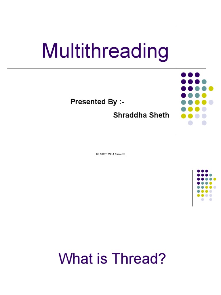 Java and Multi Threading PDF Thread Process