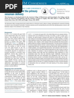 Safe Prevention of The Primary Caesarean Delivery 2014