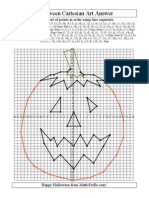 Halloween Cartesian Art Pumpkin