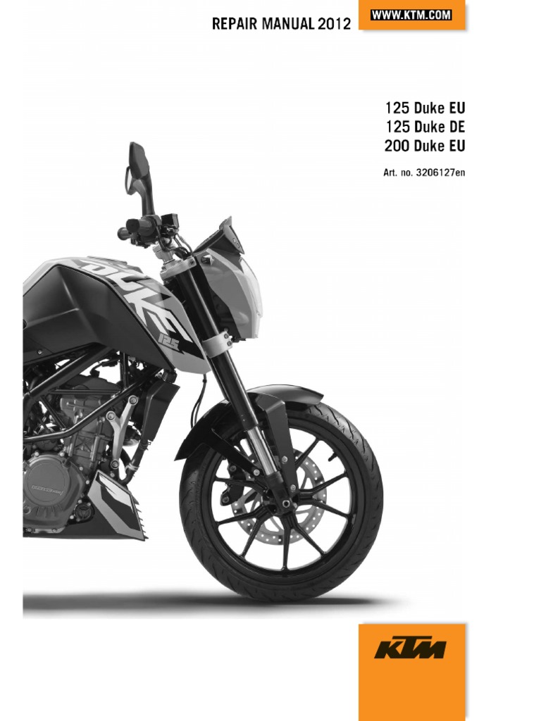 ktm duke 125 200 2012 workshop repair manual esportes ktm duke 125 200 2012 workshop repair