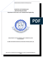 Microprocessor Ece Lab Manual