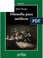 Mario Bunge Filosofia para Medicos.pdf