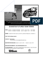 Futures Team Tennis Flyer 2014