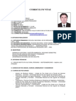 CV Ingeniero Pesquero más de 20 años experiencia