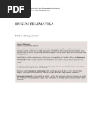 Download HUKUM TELEMATIKA by api-19773958 SN23291241 doc pdf