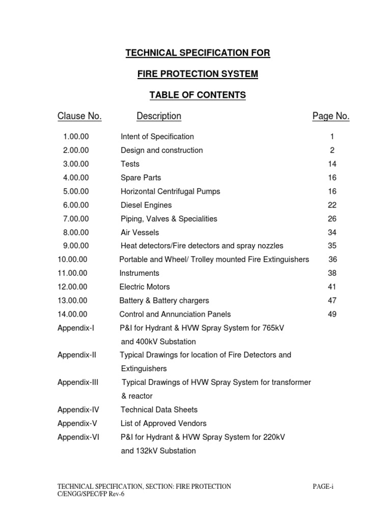 Fire Protection Systems for Substations | PDF | Pump | Electrical ...