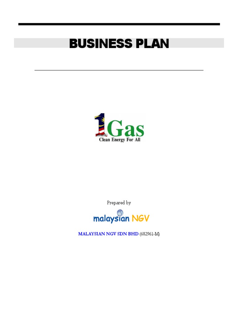 1 Gas Business Plan PDF Natural Gas Liquefied Natural Gas