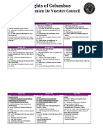 Schedule SKD 6906 Kofc 2014-2015