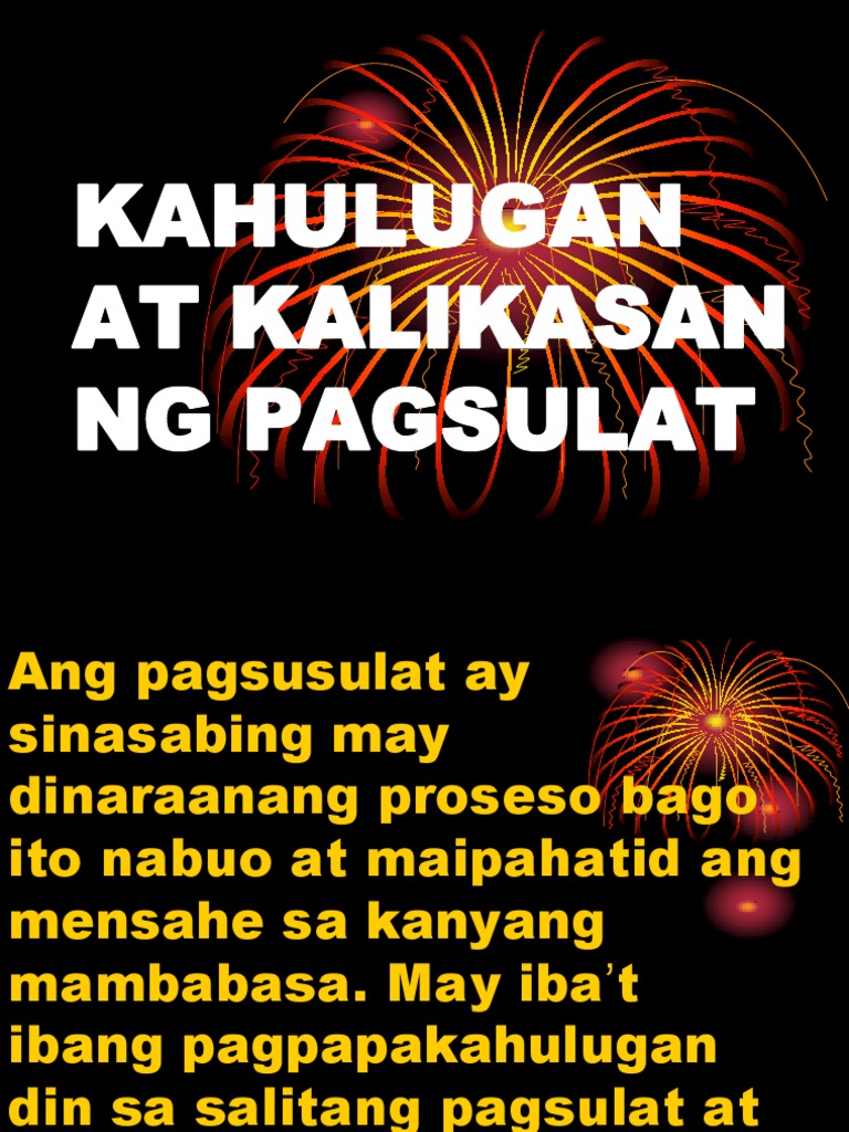 Kahulugan at Kalikasan Ng