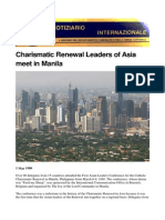 Charismatic Renewal Leaders of Asia Meet in Manila