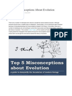 Top 5 Misconceptions About Evolution