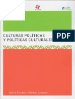 Culturas Políticas y Políticas Culturales