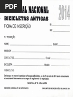IV Arraial Nacional Bicicletas Antigas 2014