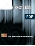 Cognitive Spokenenglish: Study Material of NLRC Spoken English