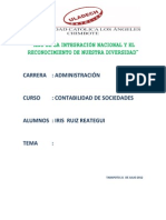 Año de La Integración Nacional y El Reconocimiento de Nuestra Diversidad