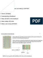 Class 3. Setting Up A Breadboard, and Making A LIGHTBOX