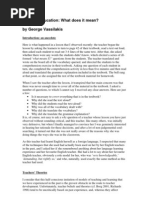 Teacher Education What Does It Mean