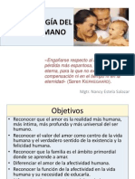 Diapositiva. Antropología Del Amor Humano.