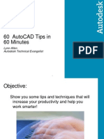 60 AutoCAD Tips in 60 Minutes Final