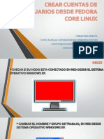 Crear Cuentas de Usuarios Desde Fedora Core Linux2