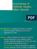 The Drug Therapy of Gastrointestinal, Hepatic