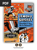 Download Lemony Snickets All the Wrong Questions Shouldnt You Be in School Book 3 by Little Brown Books for Young Readers SN232975198 doc pdf