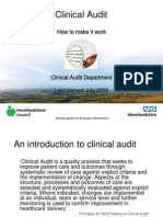 Introduction To Clinical Audit Self Directed v3