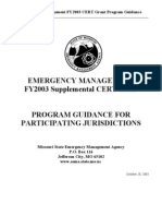 FY03 Program Guidance