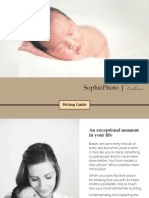 Download Newborn Pricing Guide SophiePhoto by SophiePhoto SN232978736 doc pdf