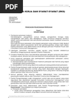 contoh spesifikasi teknis komoditas RKS Bangunan Sederhana