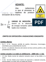 RADIACIÓN IONIZANTE PRESENTACIÓN