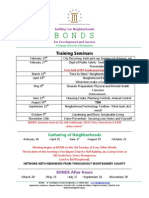 2014 BONDS Calendar