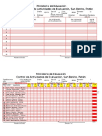 Control y Registros de Actividades San Benito 6to. a Llll