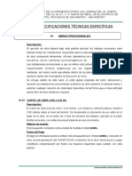 b.2) Especificaciones Técnicas Especificas