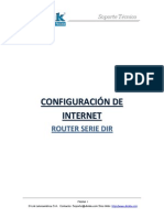 Configuracion de Internet Router Serie DIR