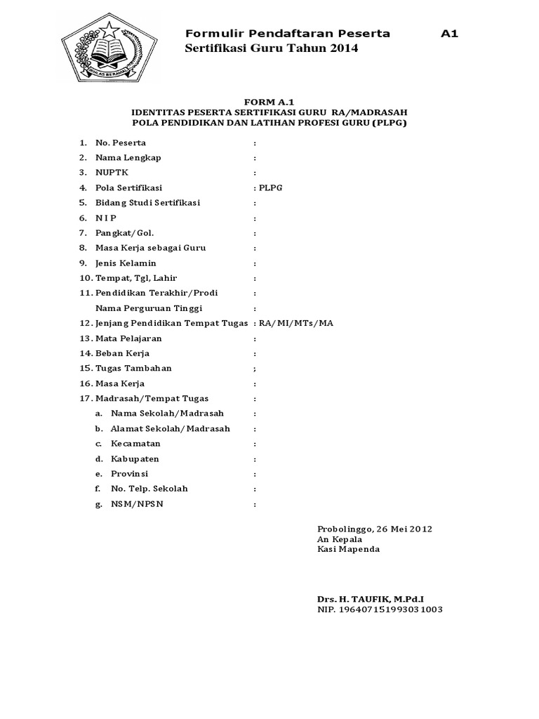 Format A1 Surat Pernyataan1 | PDF
