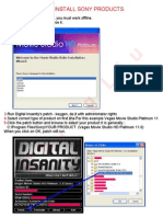 How to Install Sony Products