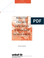 Promoting Children'S Participation in Democratic Decision-Making