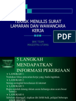 Teknik Menulis Surat Lamran