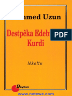 Destpêka Edebiyata Kurdî - Mehmet Uzun
