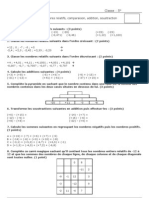 Nombres Relatifs