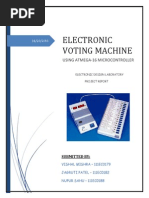 Electronic Voting Machine ATMEGA