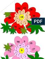 Tabla - Inmultirii - de Afisat FLOARE