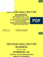 deCISION ANALYSIS FOR BUSINESS