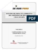 EIA Deposito Relaves Chacapampa DOE RUN